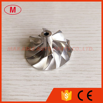 RHF3 reverse 35.50/46.00mm 6+6 blades turbo milling/aluminum 2618/billet compressor wheel