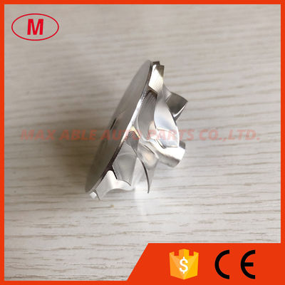 RHF3 reverse 35.50/46.00mm 6+6 blades turbo milling/aluminum 2618/billet compressor wheel