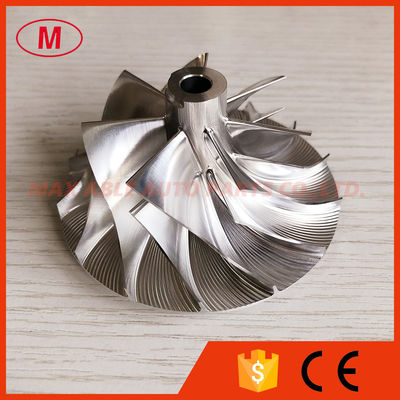K27 5070-123-2005/2006 54.68/76.79mm 7+7 blades Turbo milling/aluminum 2618/billet compressor wheel for Various/OM926