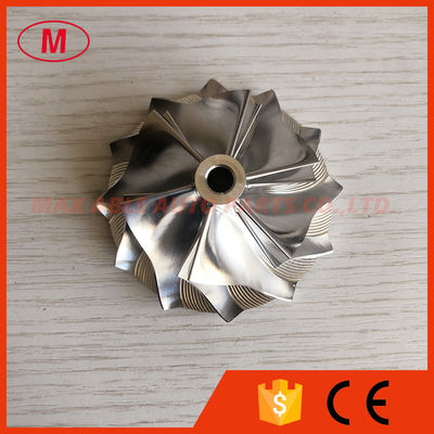 GT28 47.10/61.98mm 6+6 blades high performance turbo milling/alumimun 2618/billet compressor wheel
