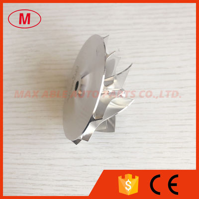 GT28 47.10/61.98mm 6+6 blades high performance turbo milling/alumimun 2618/billet compressor wheel
