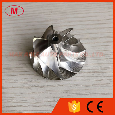 TD025 9T-SB 33.83/44.01mm 6+6 blades turbo milling/aluminum 2618/billet compressor wheel for 49173-02401