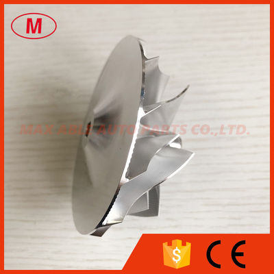 PTE58 58.00/76.20mm 6+6 blades point milling turbocharger milling/aluminum 2618/billet compressor wheel for PTE5858CEA