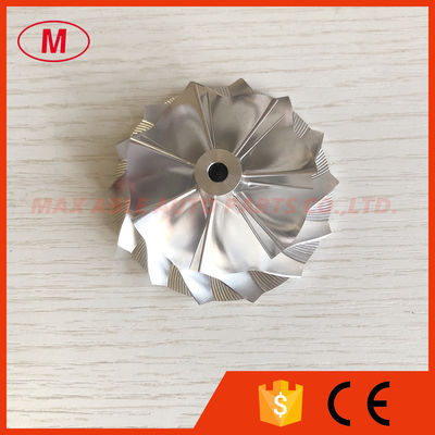 K04 5306-123-2014 Upgrade 46.39/60.00mm 7+7 blades high performance turbocharger milling/billet compressor wheel