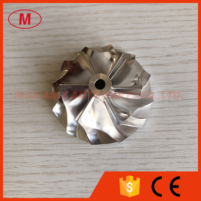 TD04HL forward 40.75/56.02mm 6+6 blades turbo milling/aluminum 2618/billet compressor wheel