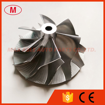 K04 reverse 43.30/56.08mm 6+6 blades high performance turbocharger billet/milling/aluminum 2618 compressor wheel