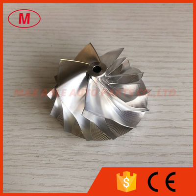 GT15-25 Forward 51.00/63.98mm 7+7 blades performance point milling/air curve turbo milling/billet compressor wheel