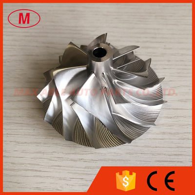 K26 52.40/75.60mm 7+7 blades turbocharger milling/aluminum 2618/billet compressor wheel