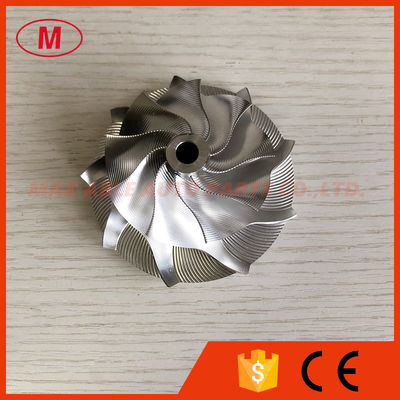 K26 55.40/77.00mm 9+0 blades Point milling snake curve performance turbo milling/aluminum 2618/billet compressor wheel