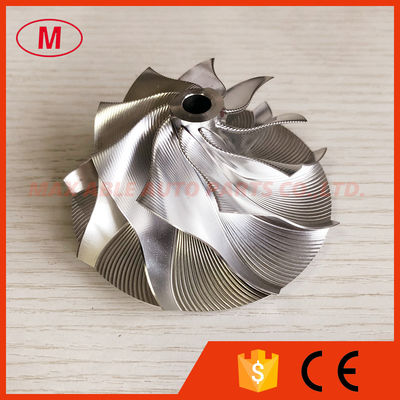 K26 55.40/77.00mm 9+0 blades Point milling snake curve performance turbo milling/aluminum 2618/billet compressor wheel