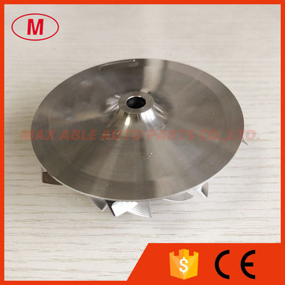 K26 55.40/77.00mm 9+0 blades Point milling snake curve performance turbo milling/aluminum 2618/billet compressor wheel