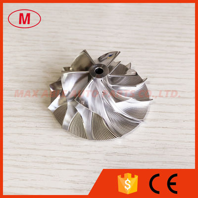 K04 forward 43.30/61.98mm 6+6 blades high performance turbocharger milling/aluminum 2618/billet compressor wheel