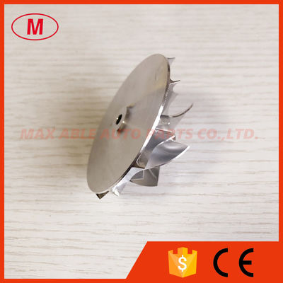K04 forward 43.30/61.98mm 6+6 blades high performance turbocharger milling/aluminum 2618/billet compressor wheel