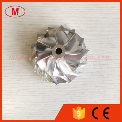 S300 forward 169565 61.40/84.62mm 7+7 blades turbo milling/alumimun 2618/Billet compressor wheel FOR S362/PTE6265/6265CE