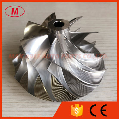 S300 forward 169565 61.40/84.62mm 7+7 blades turbo milling/alumimun 2618/Billet compressor wheel FOR S362/PTE6265/6265CE