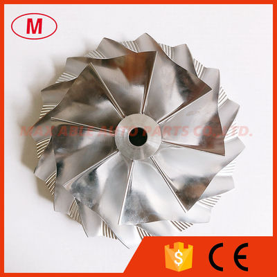 HX82 106.56/152.04mm 8+8 blades Turbo milling/aluminum 2618 /billet compressor wheel