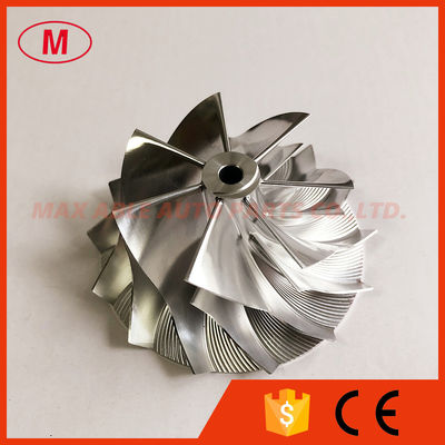K16 7+7 blades 54.64/71.00mm overall height:31.00mm Turbocharger milling/aluminum 2618/billet compressor wheel
