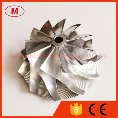 RHF5 50.39/68.01mm 11+0 blades high performance Turbocharger Billet/milling/aluminum 2618 compressor wheel