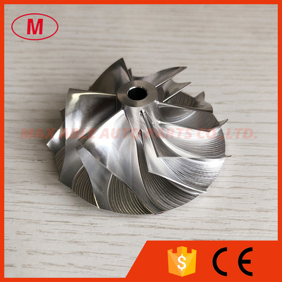 T25 445436-0007 47.19/60.13mm 6+6 blades turbo milling/aluminum 2618/billet compressor wheel