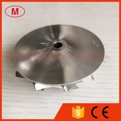 T25 445436-0007 47.19/60.13mm 6+6 blades turbo milling/aluminum 2618/billet compressor wheel