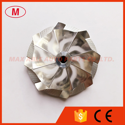 GT15-25 reverse 44.33/59.82mm 8+0blades turbo aluminum 2618/milling/billet compressor wheel
