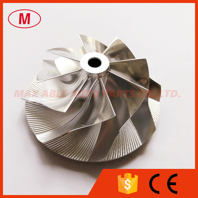 GT15-25 reverse 44.33/59.82mm 8+0blades turbo aluminum 2618/milling/billet compressor wheel