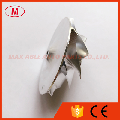 GT15-25 reverse 44.33/59.82mm 8+0blades turbo aluminum 2618/milling/billet compressor wheel