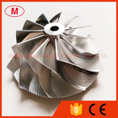 GT15-25 36.30/49.00mm 11+0 blades high performance turbo milling/aluminum 2618/Billet compressor wheel