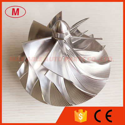 GTB47 81.00/115.00mm 7+7 blades turbocharger milling/aluminum 2618/billet compressor wheel