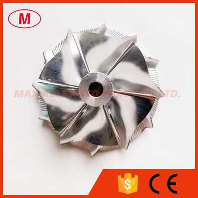 RHF5 reverse 6+6 blades high performance 41.80/54.00mm turbo turbocharger aluminum 2618/Billet/milling compressor wheel