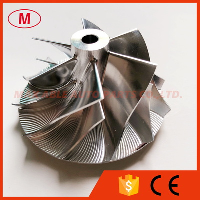RHF5 reverse 6+6 blades high performance 41.80/54.00mm turbo turbocharger aluminum 2618/Billet/milling compressor wheel