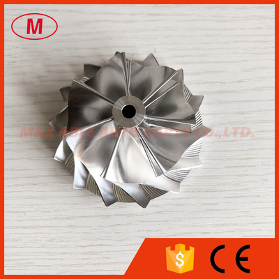 K16 7+7 blades 54.64/71.00mm overall height:36.00mm Turbocharger milling/aluminum 2618/Billet compressor wheel