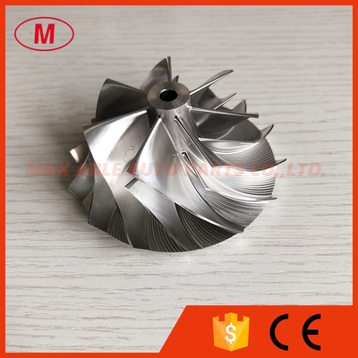 K16 7+7 blades 54.64/71.00mm overall height:36.00mm Turbocharger milling/aluminum 2618/Billet compressor wheel