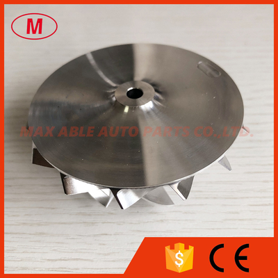 K16 7+7 blades 54.64/71.00mm overall height:36.00mm Turbocharger milling/aluminum 2618/Billet compressor wheel