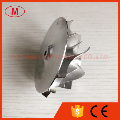 K16 7+7 blades 54.64/71.00mm overall height:36.00mm Turbocharger milling/aluminum 2618/Billet compressor wheel