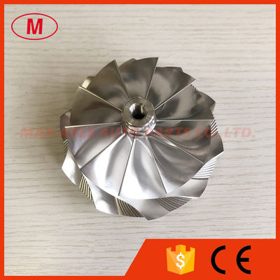 GT45 79.40/98.10mm 10+0 Blades turbo aluminum 2618/milling/Billet compressor wheel