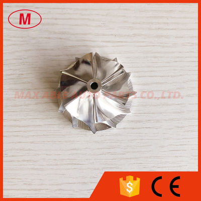 K04 5306-123-2014 46.39/56.08mm 6+6 blades performance aluminum 2618/milling/billet compressor wheel for 5304-970-0064