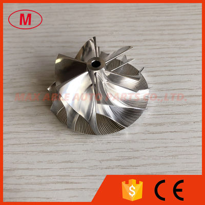K04 5306-123-2014 46.39/56.08mm 6+6 blades performance aluminum 2618/milling/billet compressor wheel for 5304-970-0064