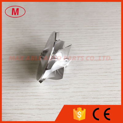 GT12 39.20/49.00mm 6+6blades high performance Turbo milling/aluminum 2618/billet compressor wheel