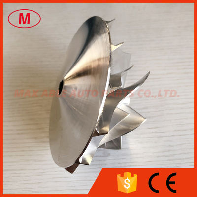 HX60 4040285 80.00/113.01mm 7+7 blades high performance turbo milling/Aluminum 2618/billet compressor wheel for 4047148
