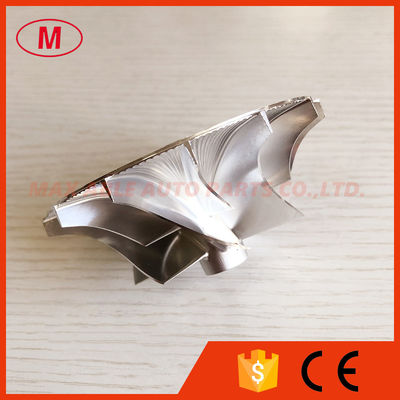 57.07/85.80mm 7+7 blades Turbo milling/aluminum 2618/billet compressor wheel Nose diameter:14.50mm