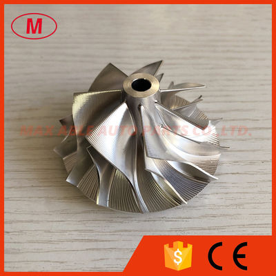 RHF55 forward 46.50/60.00mm 7+7 blades Point milling high performance milling/aluminum 2618/billet compressor wheel