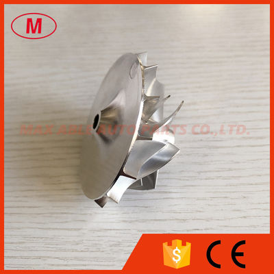 RHF55 forward 46.50/60.00mm 7+7 blades Point milling high performance milling/aluminum 2618/billet compressor wheel