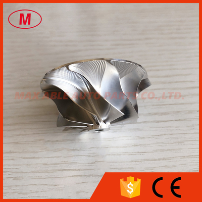 GT12 36.35/49.00mm 10+0 blades high performance Turbo milling/aluminum 2618/billet compressor wheel