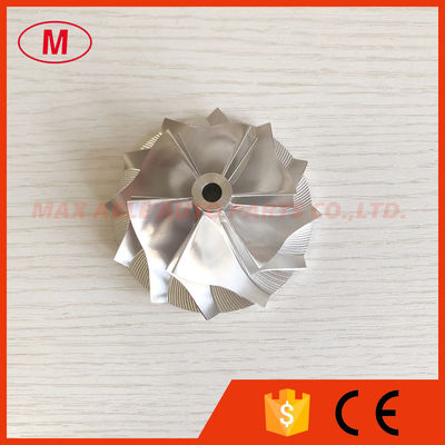 GT2871 452546-0005 53.00/70.98mm 6+6 blades turbo milling/aluminum 2618/billet compressor wheel for 452546-0005/Trim56