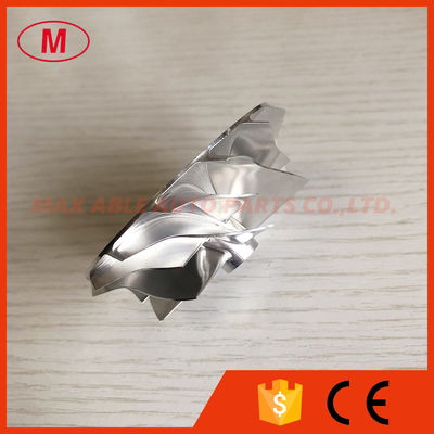 GT15-25 51.03/61.98mm 7+7 blades Turbo aluminum 2618/milling/ billet compressor wheel for turbo