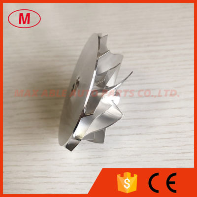 GT15-25 51.03/61.98mm 7+7 blades Turbo aluminum 2618/milling/ billet compressor wheel for turbo