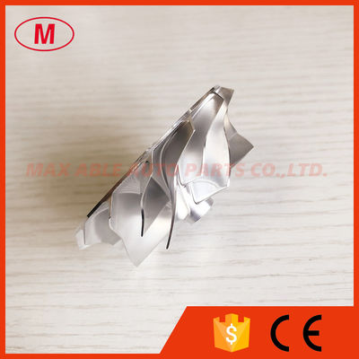 K04 reverse 51.03/61.98mm 7+7blades turbo aluminum 2618/milling/ billet compressor wheel for turbo