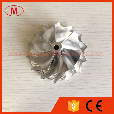 GTX3582 reverse 9833-2 62.45/82.36mm 7+7 blades high performance racing  Billet/milling/aluminum 2618 compressor wheel