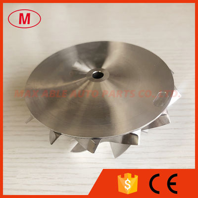 GTX3582 reverse 9833-2 62.45/82.36mm 7+7 blades high performance racing  Billet/milling/aluminum 2618 compressor wheel